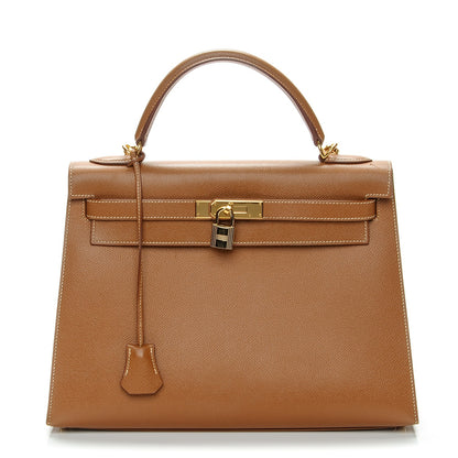 Hermes Courchevel Kelly Sellier 32 Gold 1 of 29
