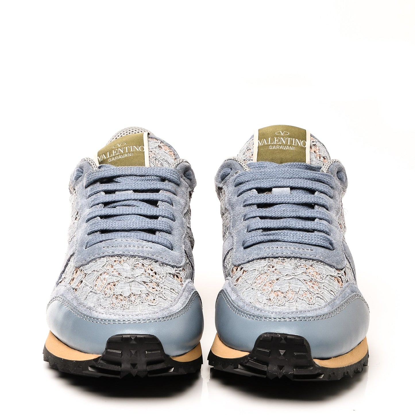 Macrame Lace Suede Womens Rockrunner Sneakers 36 Cristall