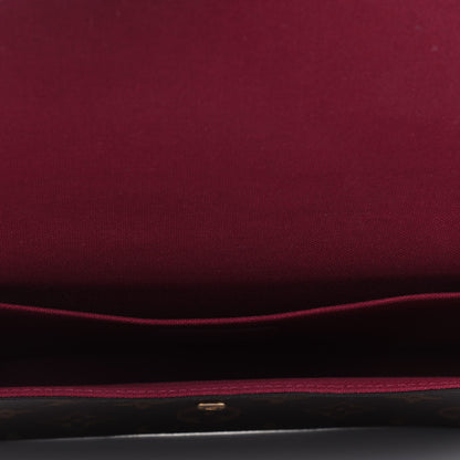 Louis Vuitton Monogram Pochette Felicie Chain Wallet Fuchsia 5 of 11