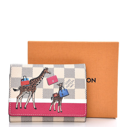 Louis Vuitton Damier Azur 2017 Christmas Animation Victorine Wallet 8 of 8