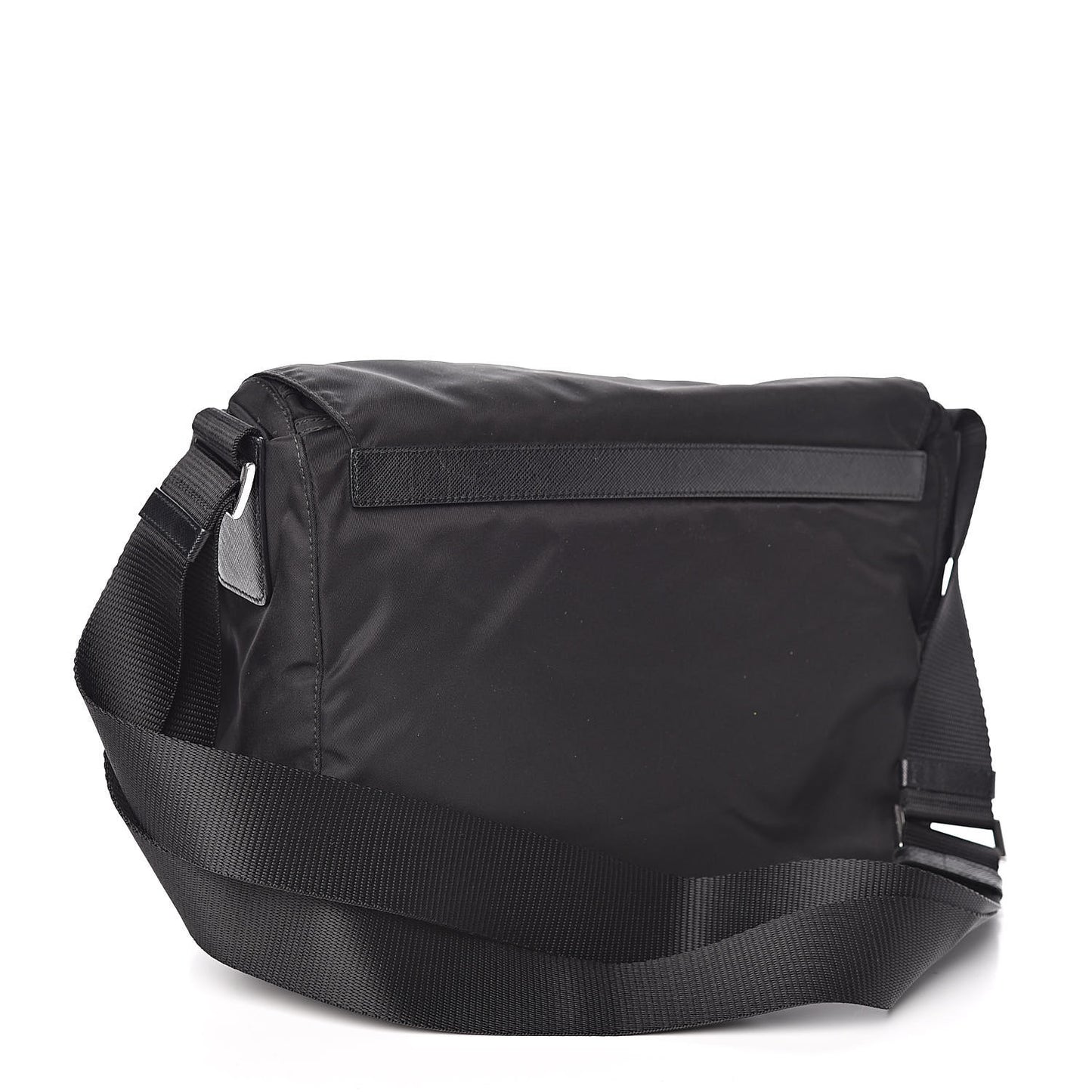 Nylon Vela Sport Messenger Bag Black