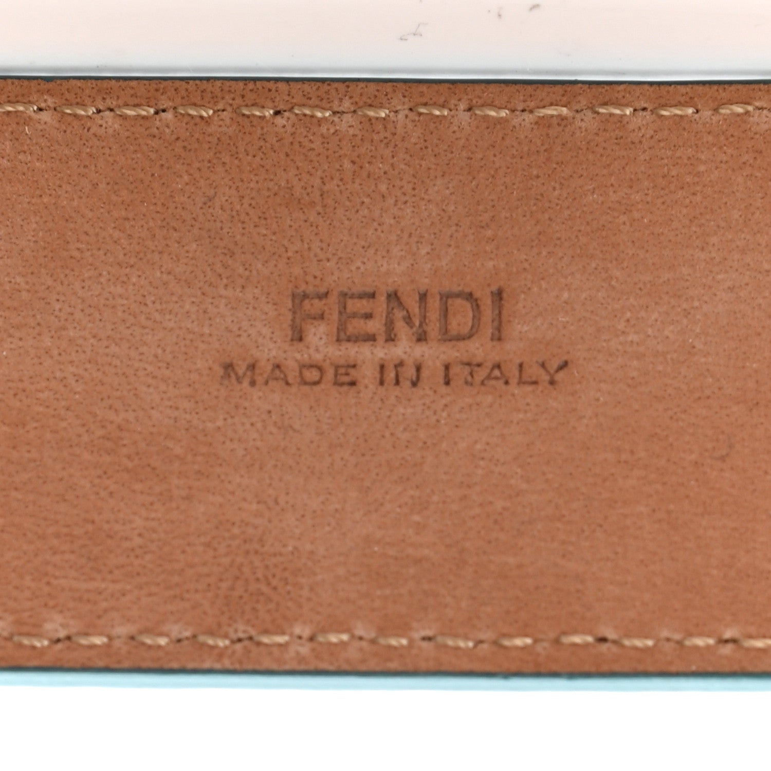 Fendi Vitello Elite Belt 90 36 Green 5 of 8