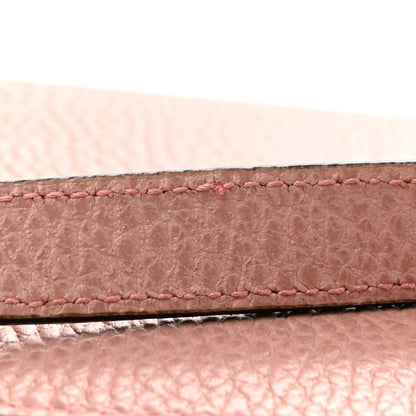 Gucci Dollar Calfskin Interlocking G Chain Wallet Soft Pink 12 of 12