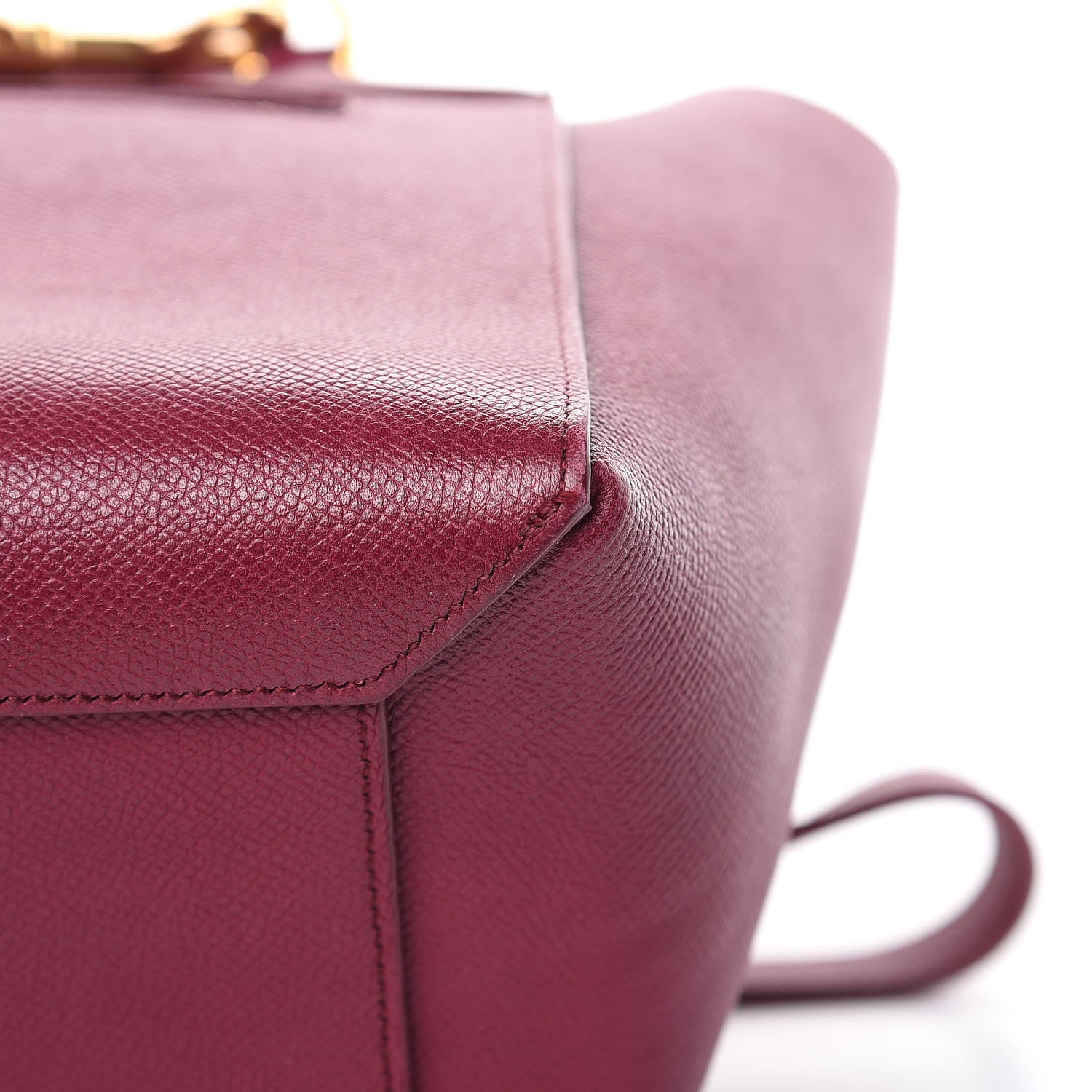 Celine Grained Calfskin Micro Belt Bag Plum 12 of 14