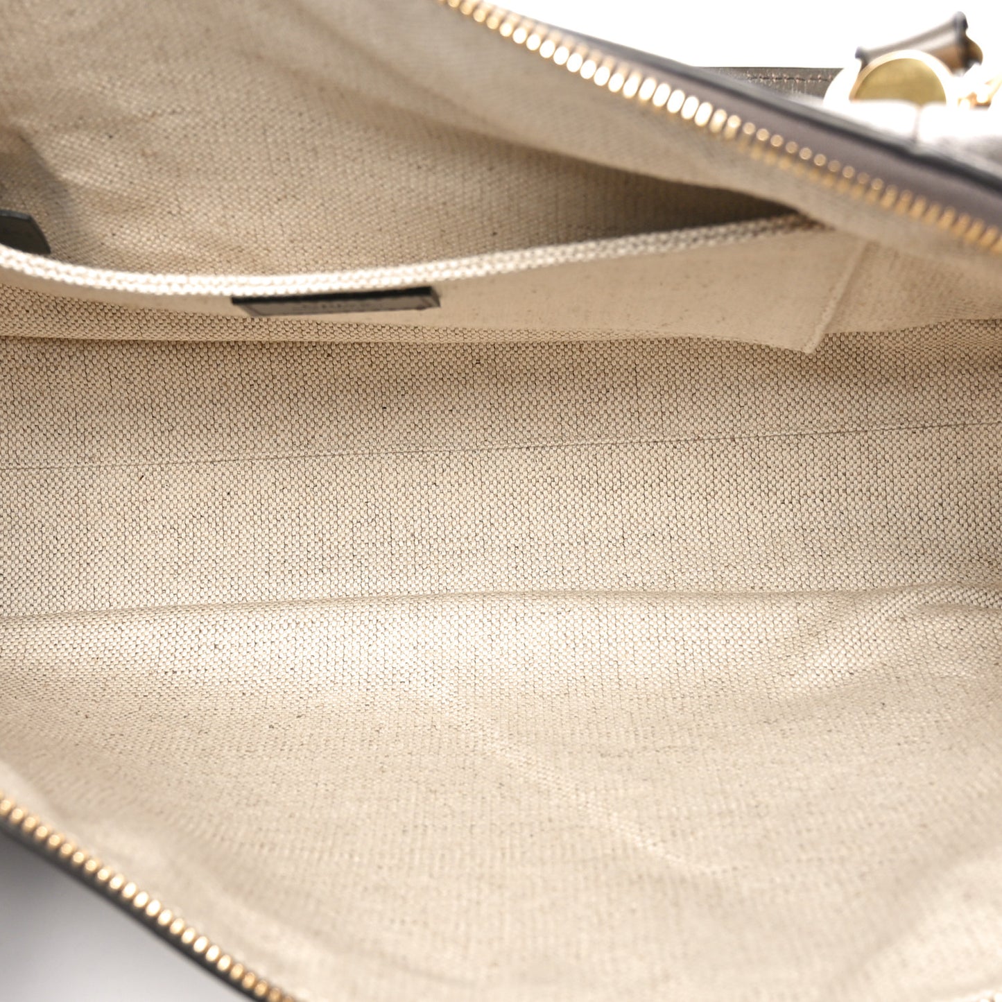 Natural Shiny Calfskin Small Paraty 24 Bag Flannel Grey
