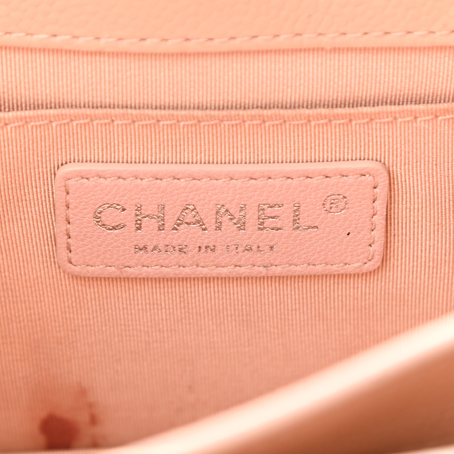 Caviar Quilted CC Box Flap Light Pink