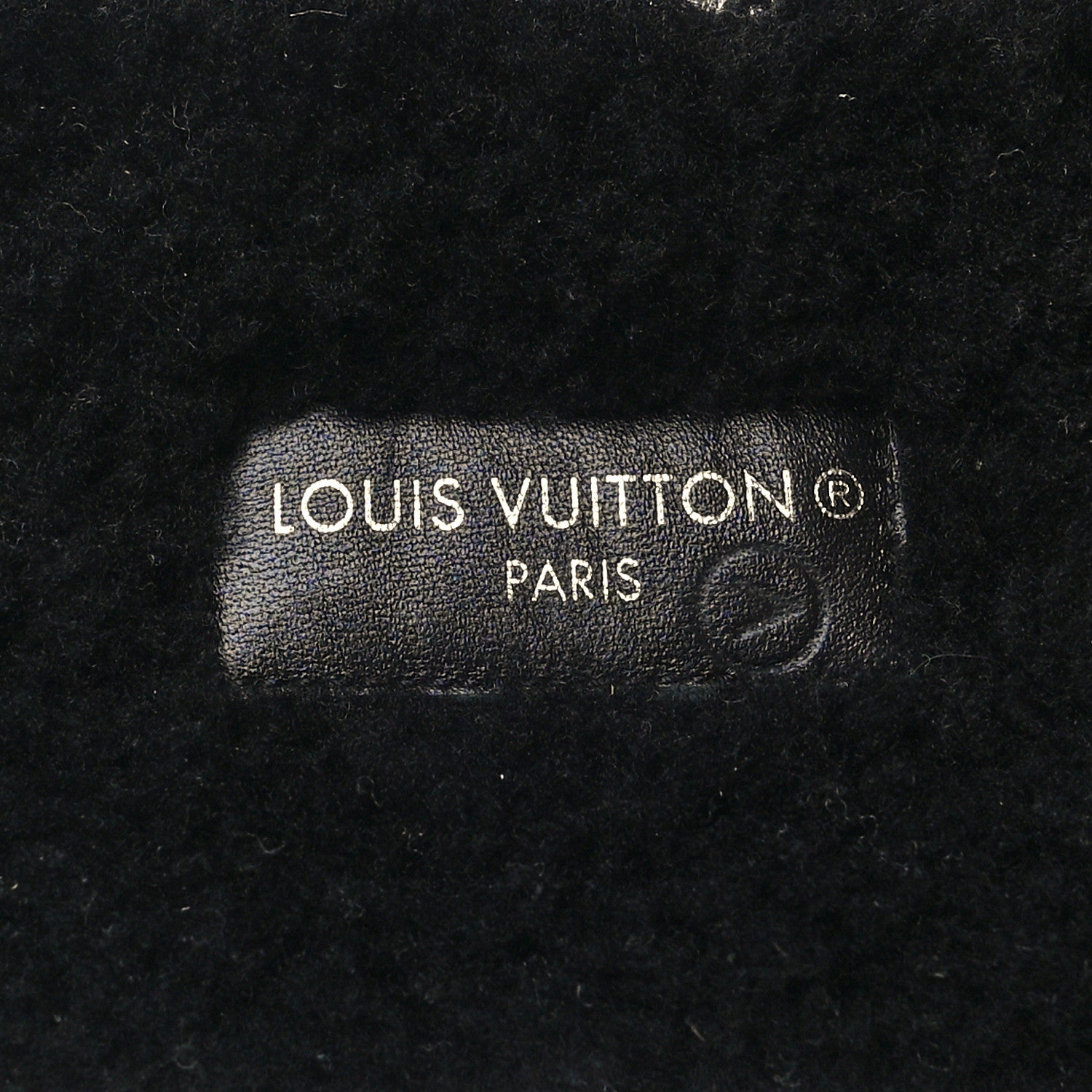 Louis Vuitton Shearling Magnetic Flat Mule 37 Black 8 of 8