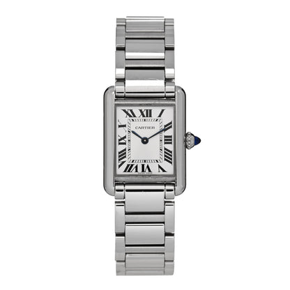 Cartier Stainless Steel 22mm Tank Must Quartz Watch 1 of 5