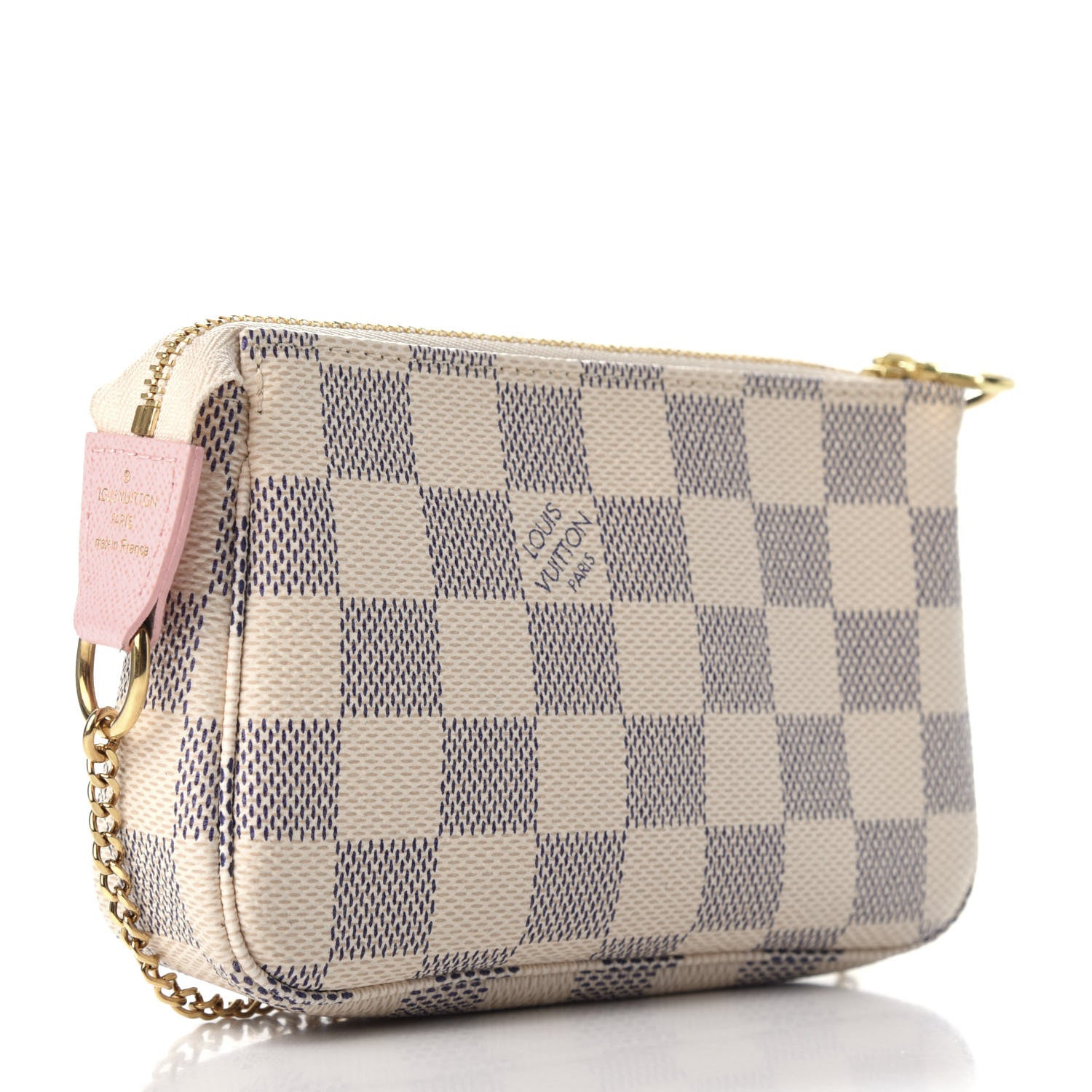 Louis Vuitton Damier Azur 2018 Christmas Animation Mini Pochette Accessories 3 of 10