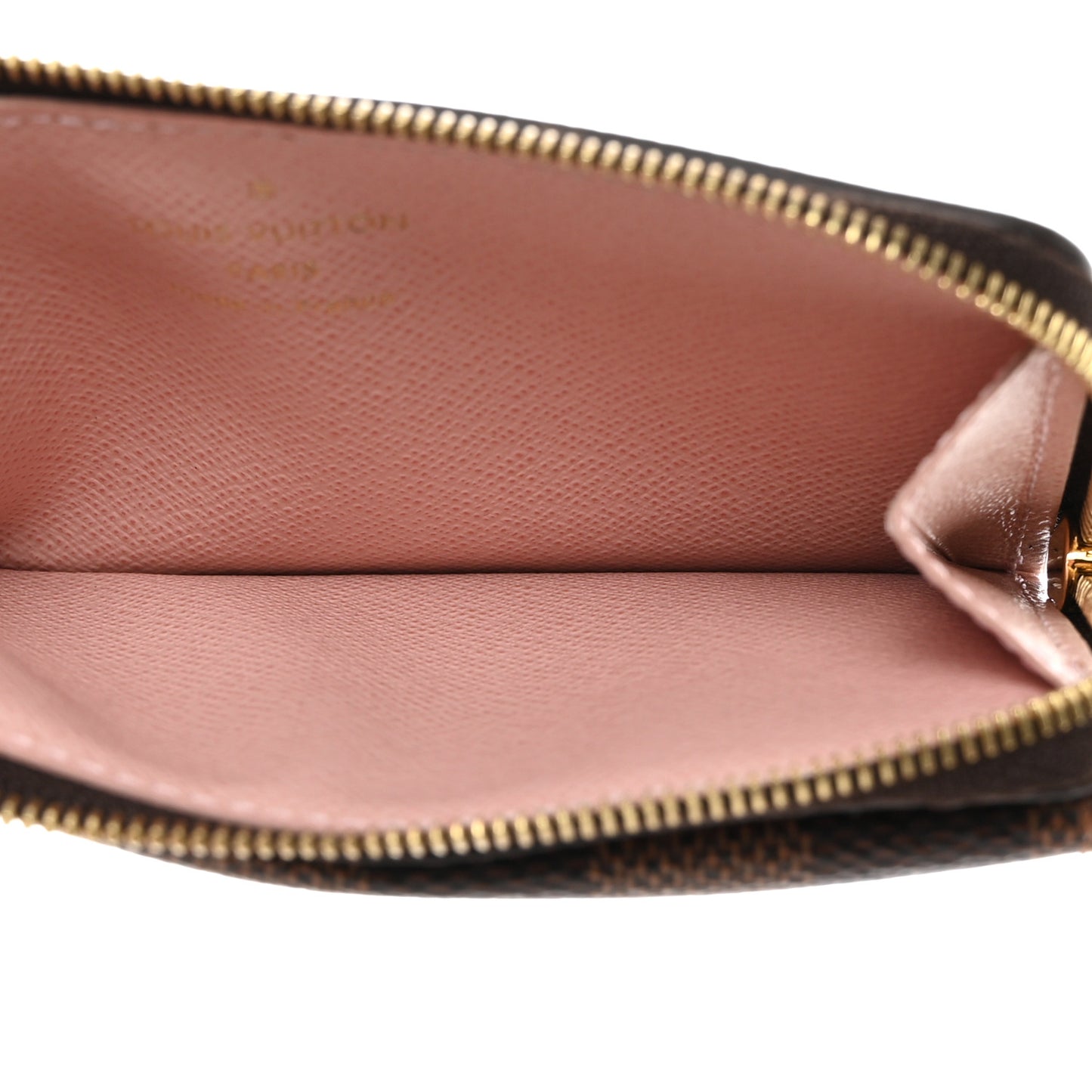 Damier Ebene Recto Verso Card Holder Rose Ballerine