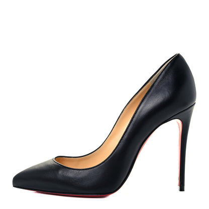 Christian Louboutin Shiny Nappa Pigalle Follies 100 Pumps 35.5 Black 1 of 9