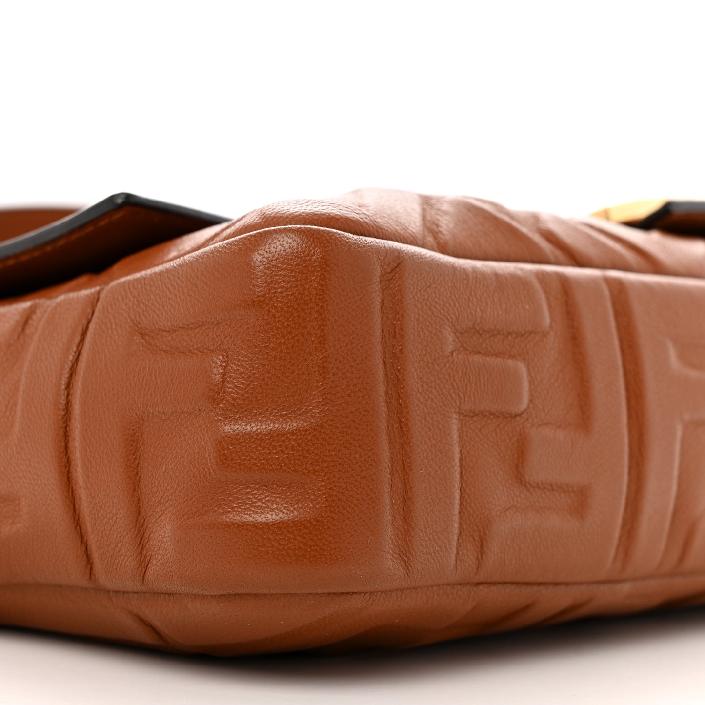 Nappa FF 1974 Embossed Baguette Coloniale