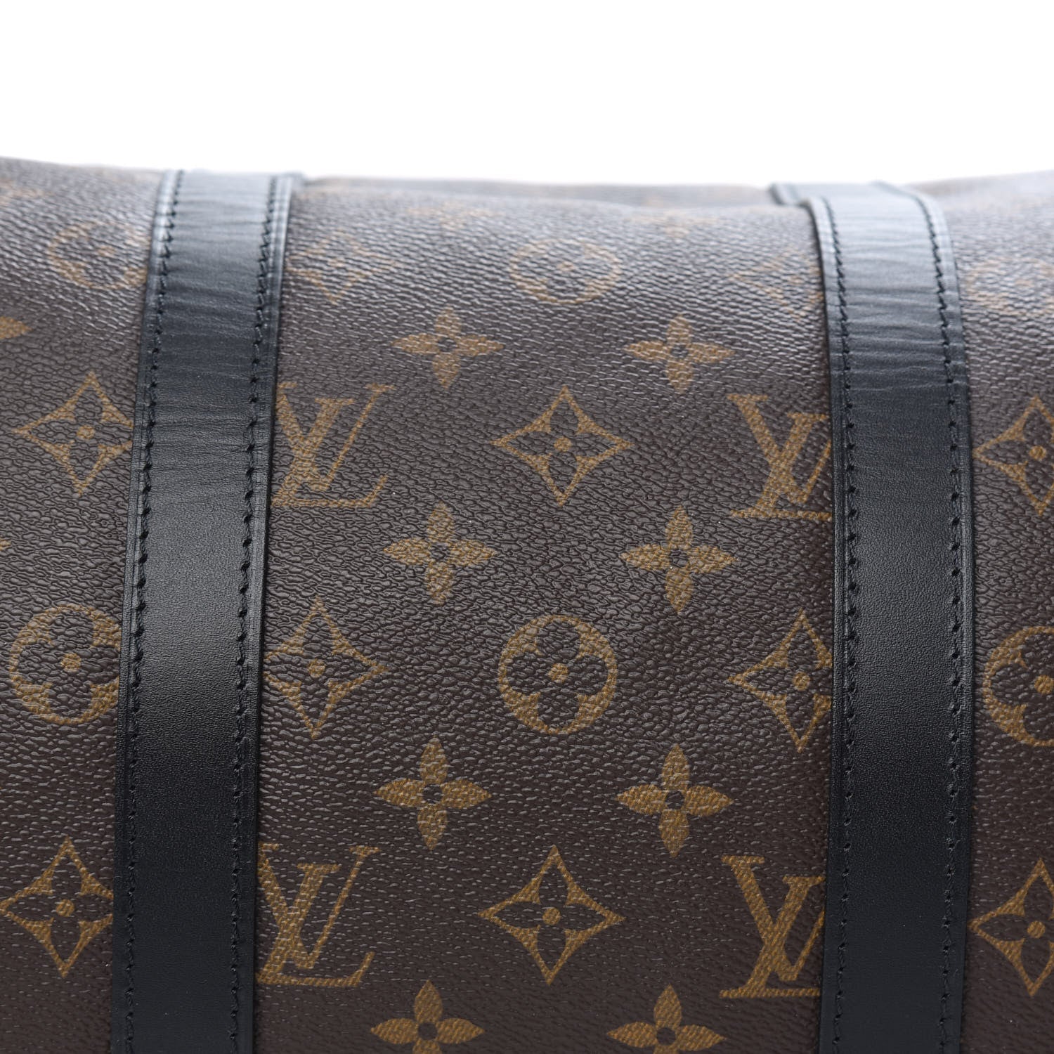 Louis Vuitton Monogram Macassar Keepall Bandouliere 45 7 of 10