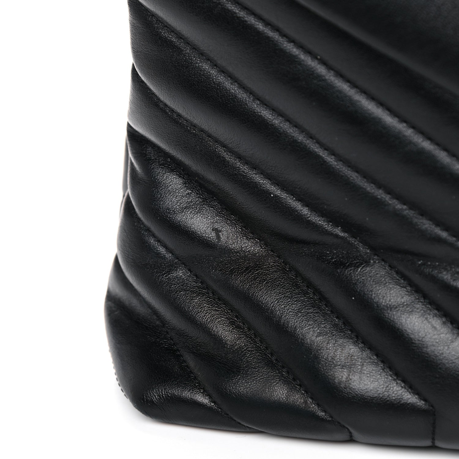 Saint Laurent Calfskin Y Quilted Monogram Large Loulou Chain Satchel Black 23 of 23