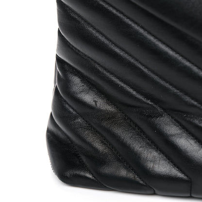 Saint Laurent Calfskin Y Quilted Monogram Large Loulou Chain Satchel Black 23 of 23
