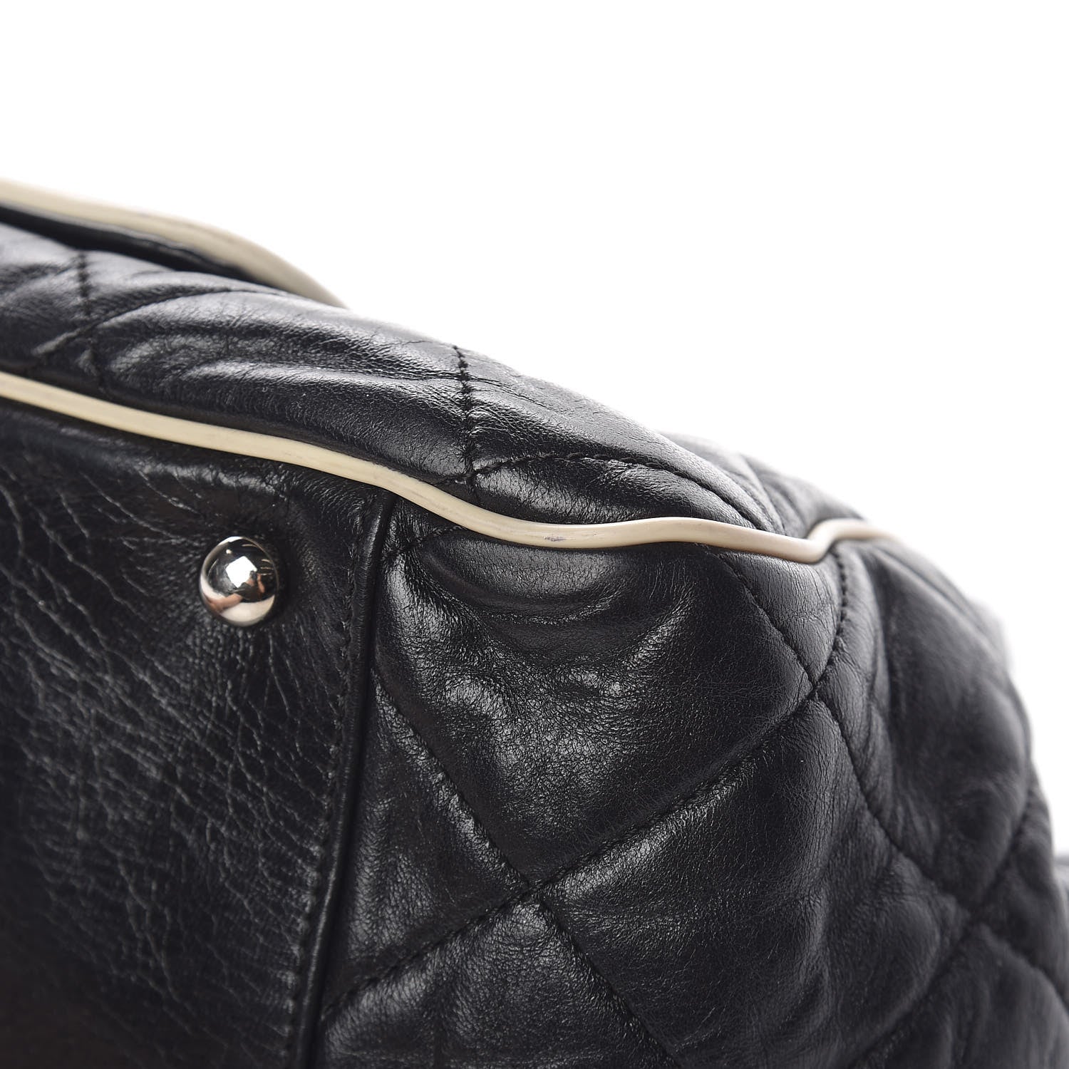 Chanel Lambskin Quilted East West Accordion Flap Black 16 of 19