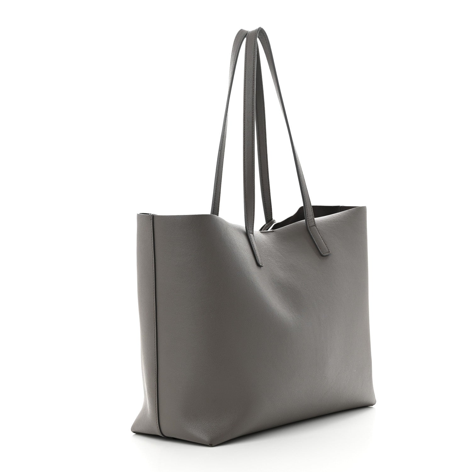 Saint Laurent Calfskin Large Shopping Tote Asphalt 4 of 16