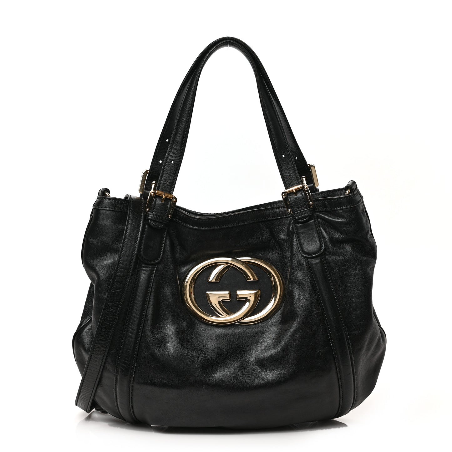 Calfskin Medium Britt Tote Black