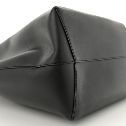 Mansur Gavriel Vegetable Tanned Calfskin Bucket Bag Black Flamma 9 of 17