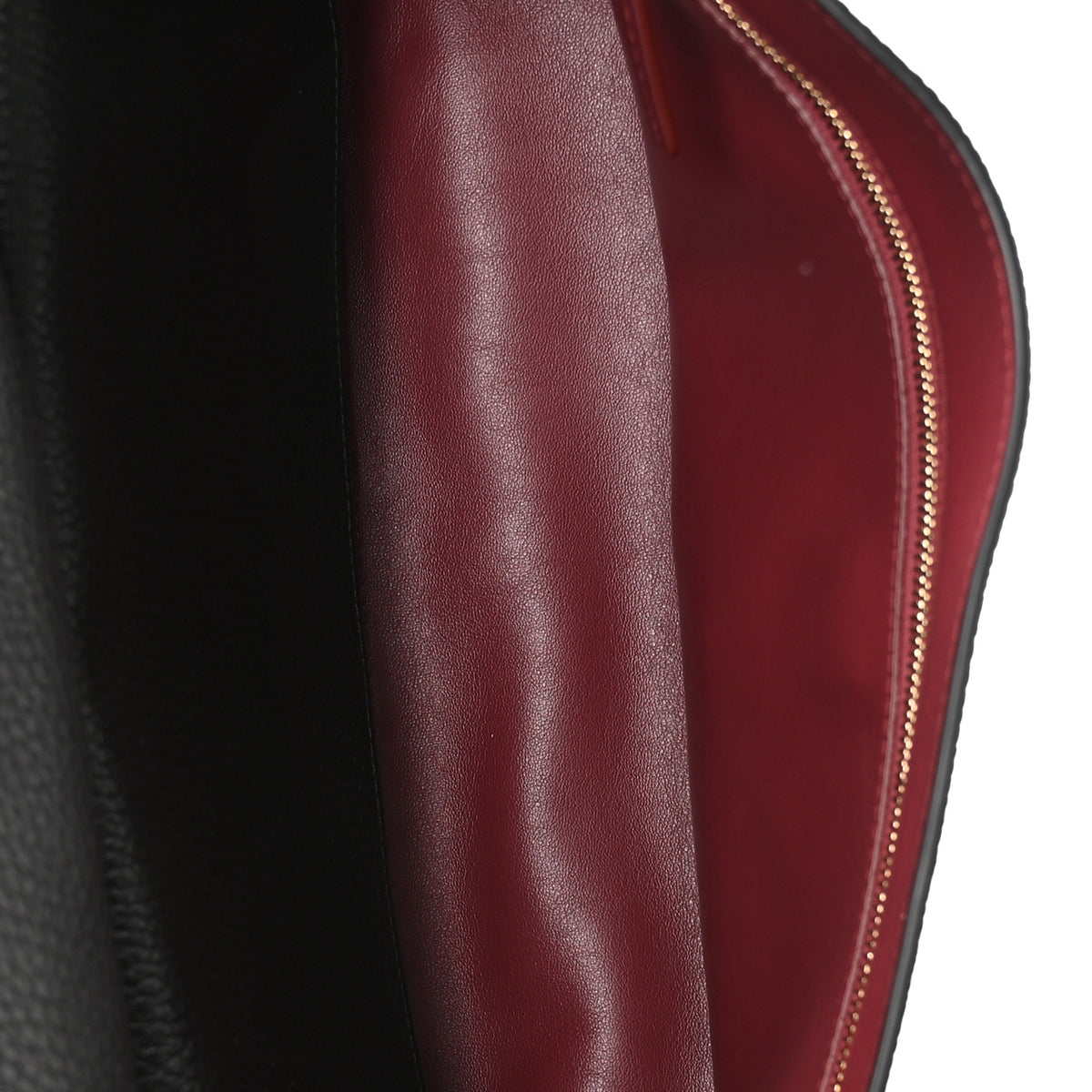 Grained Calfskin Small Souplissimo Maxi Flap Black