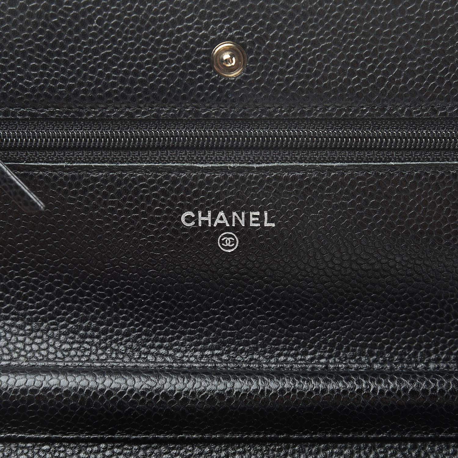 Chanel Caviar Quilted Wallet On Chain WOC Black 6 of 12