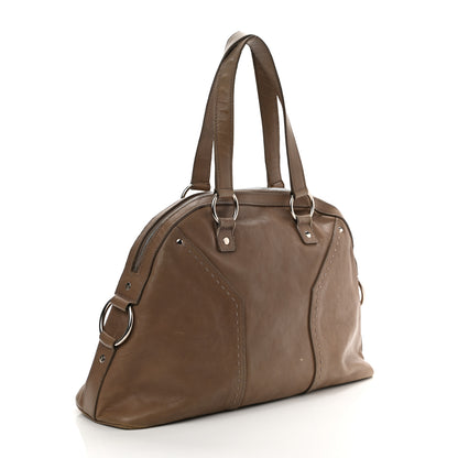 Saint Laurent Calfskin Large Muse Brown 3 of 15
