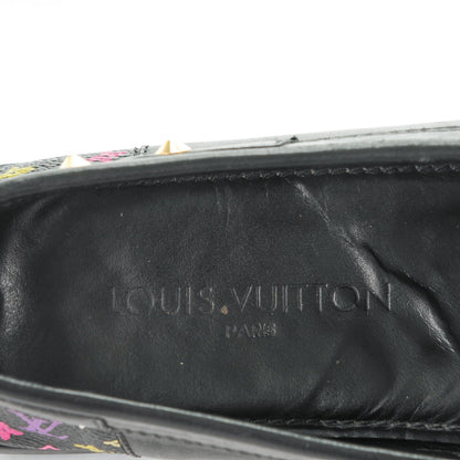 Louis Vuitton Monogram Multicolor Lock Oxford Loafers 41 Black 7 of 7