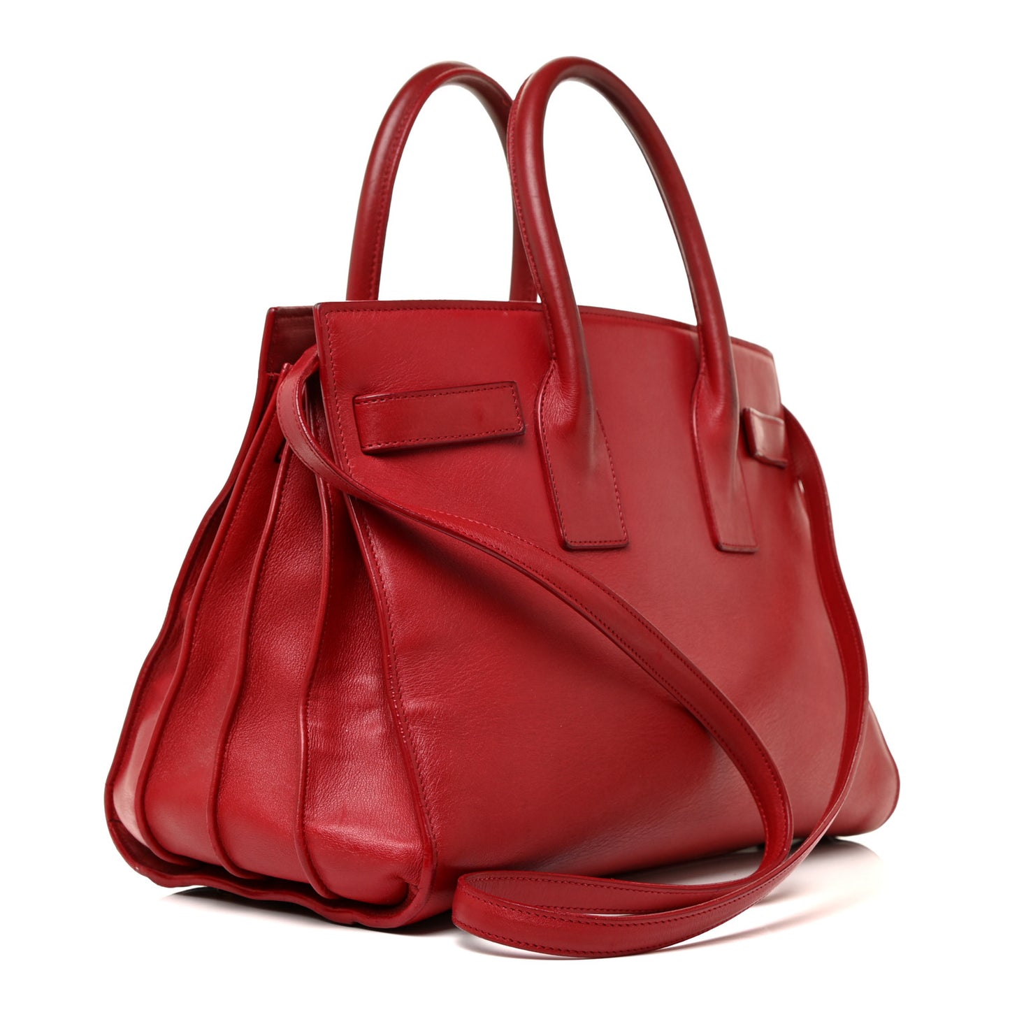Calfskin Small Sac De Jour Rouge Orient