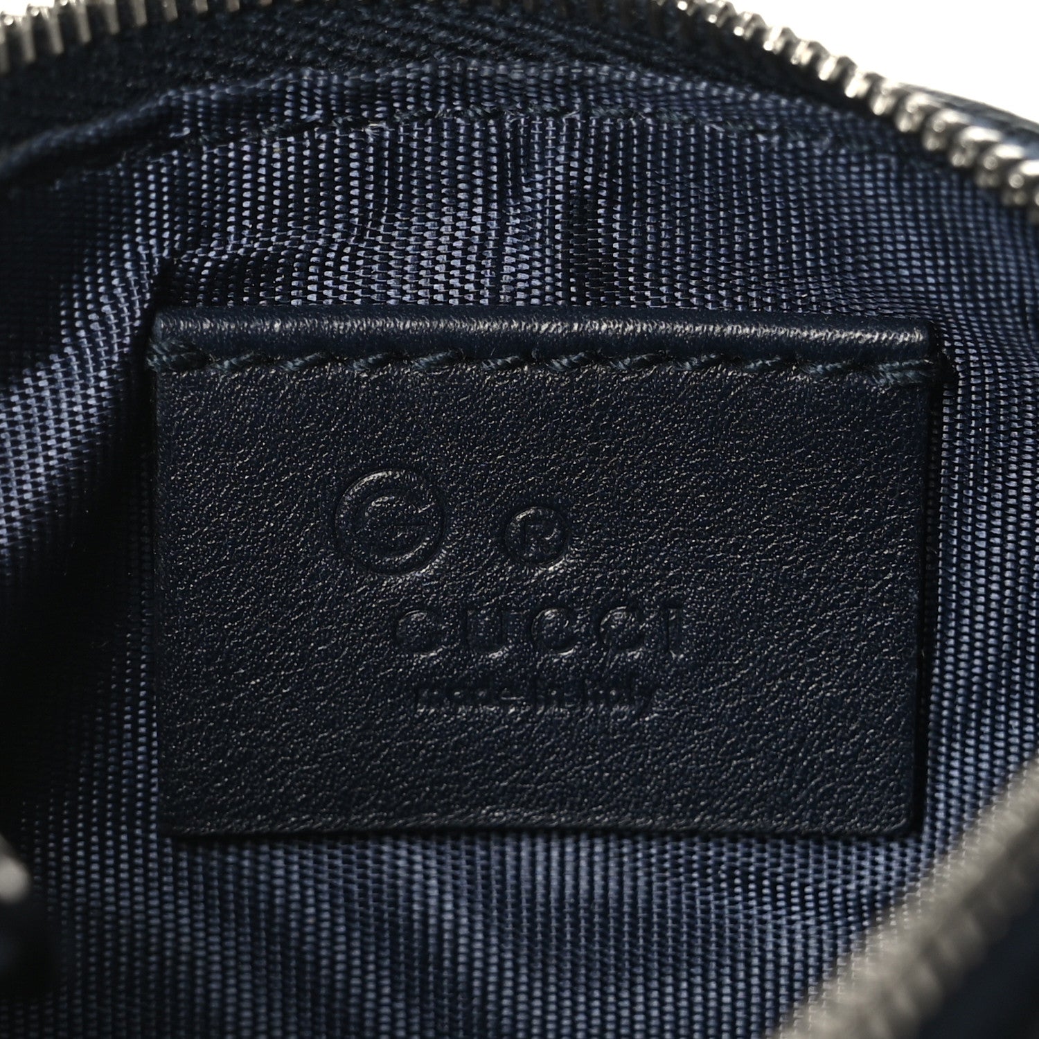 Gucci Microguccissima Key Ring Coin Case Black 6 of 8