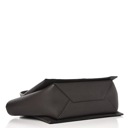 Celine Baby Grained Calfskin Small Tri-Fold Bag Anthracite 4 of 14