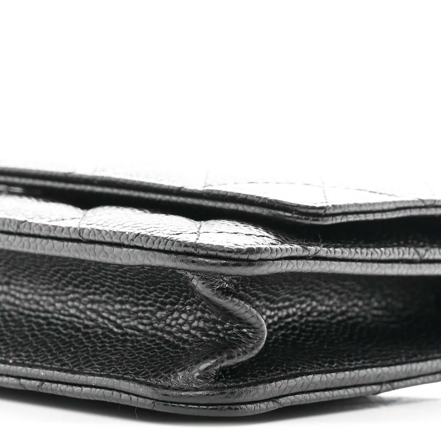 Chanel Caviar Quilted Wallet on Chain WOC Black 11 of 12