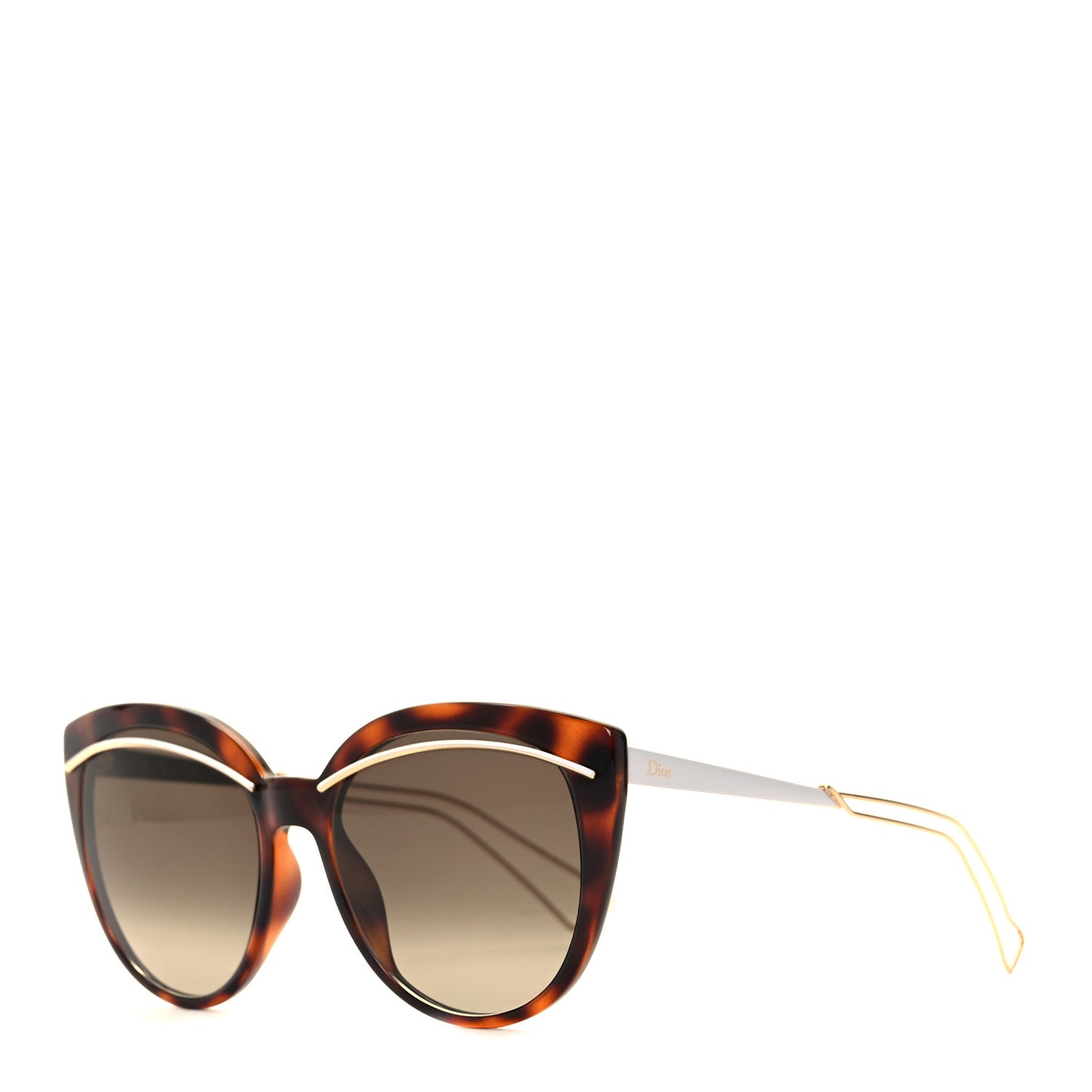 Cat Eye Liner Sunglasses Tortoise