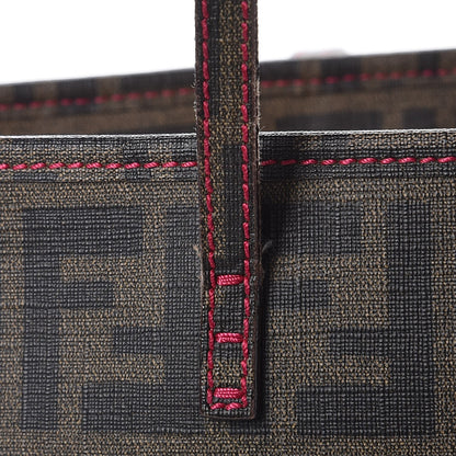 Fendi Zucca Spalmati Small Roll Tote Tobacco Fragola 11 of 16
