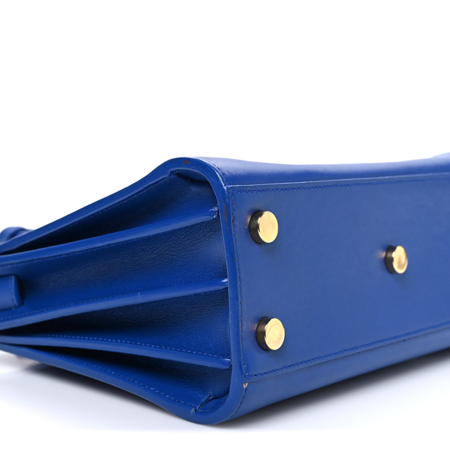 Saint Laurent Calfskin Nano Sac De Jour Royal Blue 9 of 11