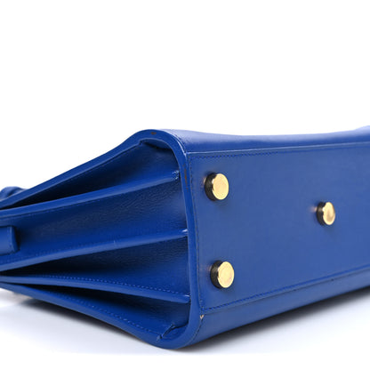 Saint Laurent Calfskin Nano Sac De Jour Royal Blue 9 of 11