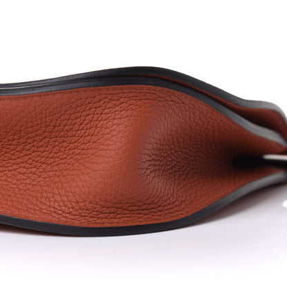 Hermes Taurillon Clemence Chevre Mysore Saut 25 Cuivre Deep Bleu 9 of 10