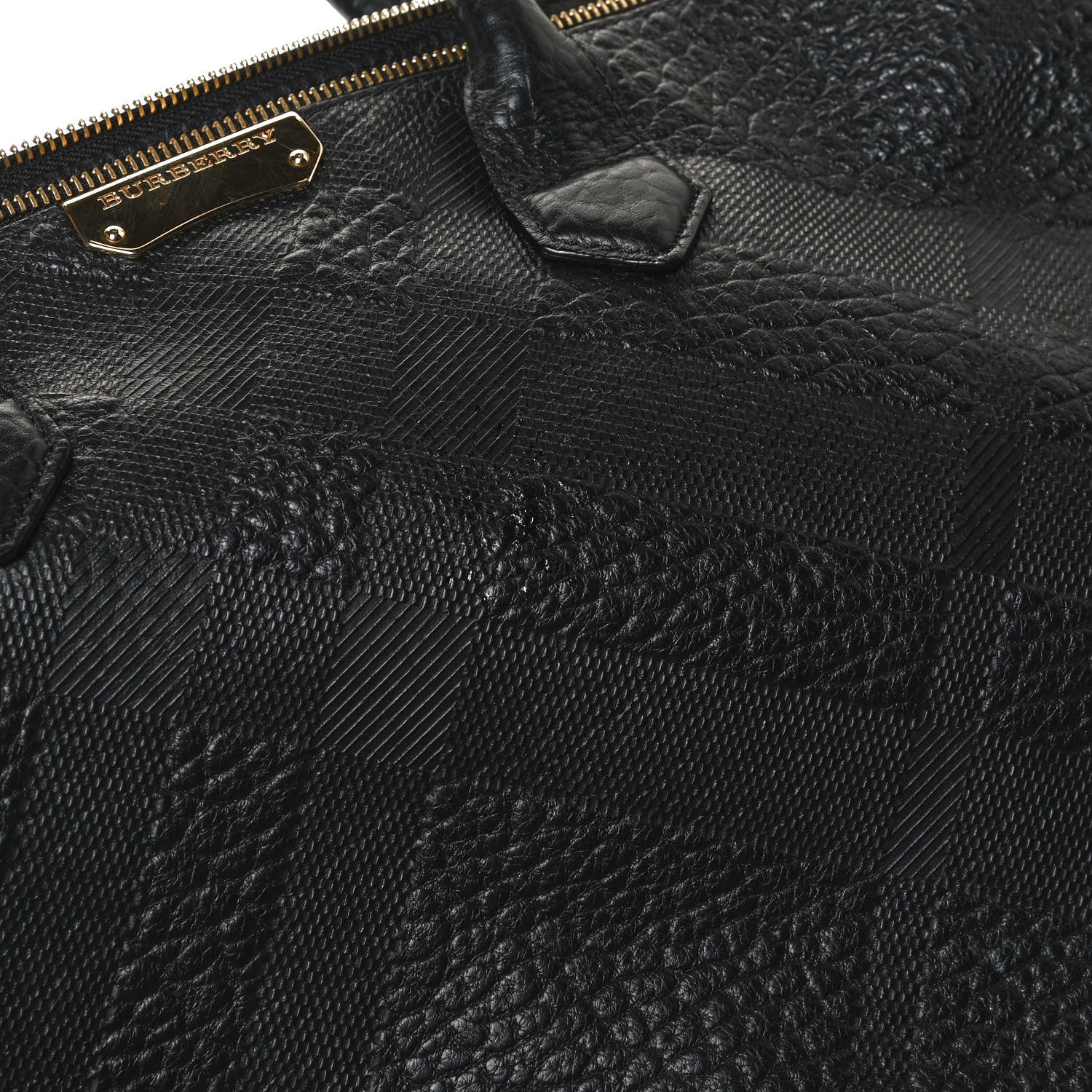 Burberry Signature Grain Medium Dewsbury Tote Black 15 of 16