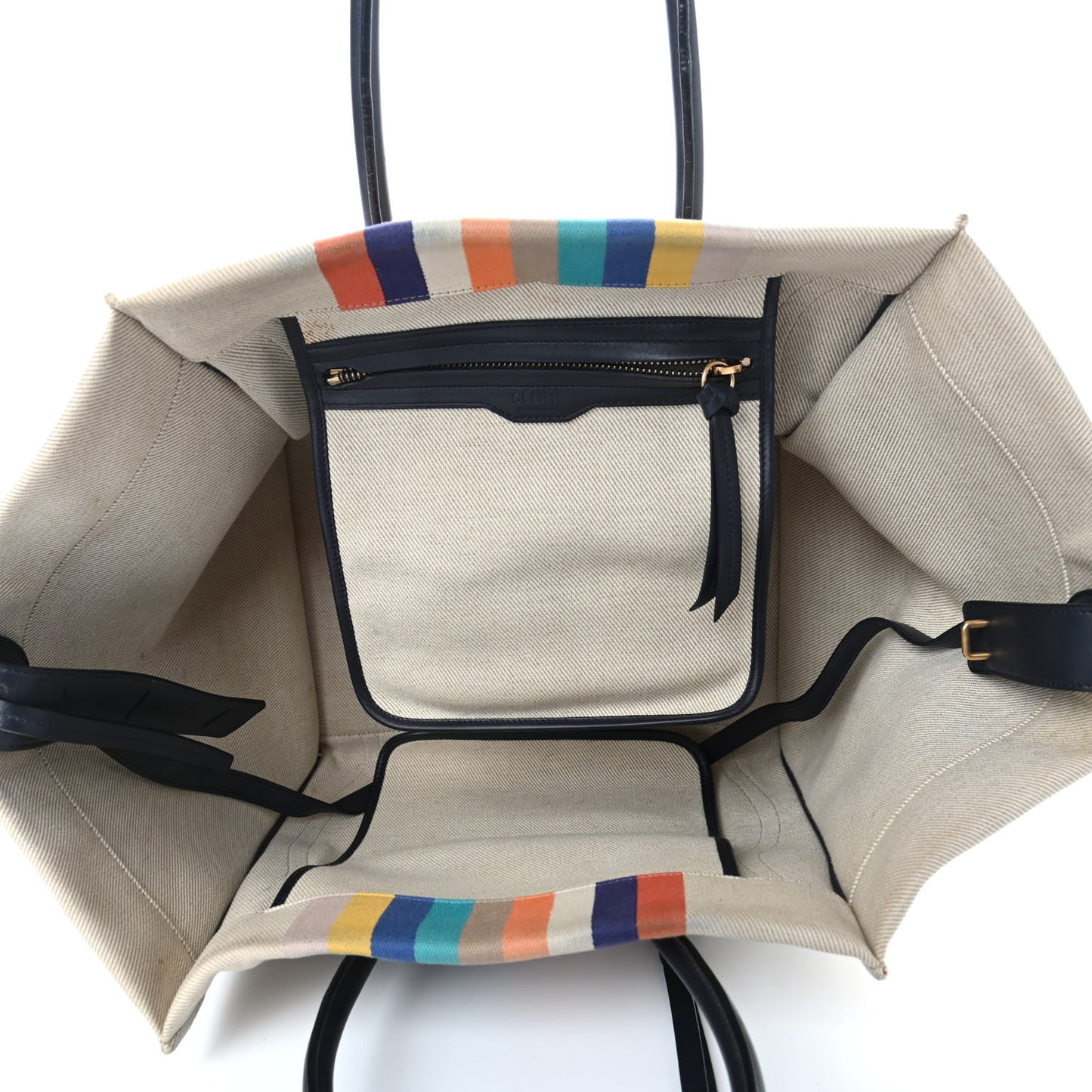 Cotton Canvas Medium Phantom Luggage Multicolor