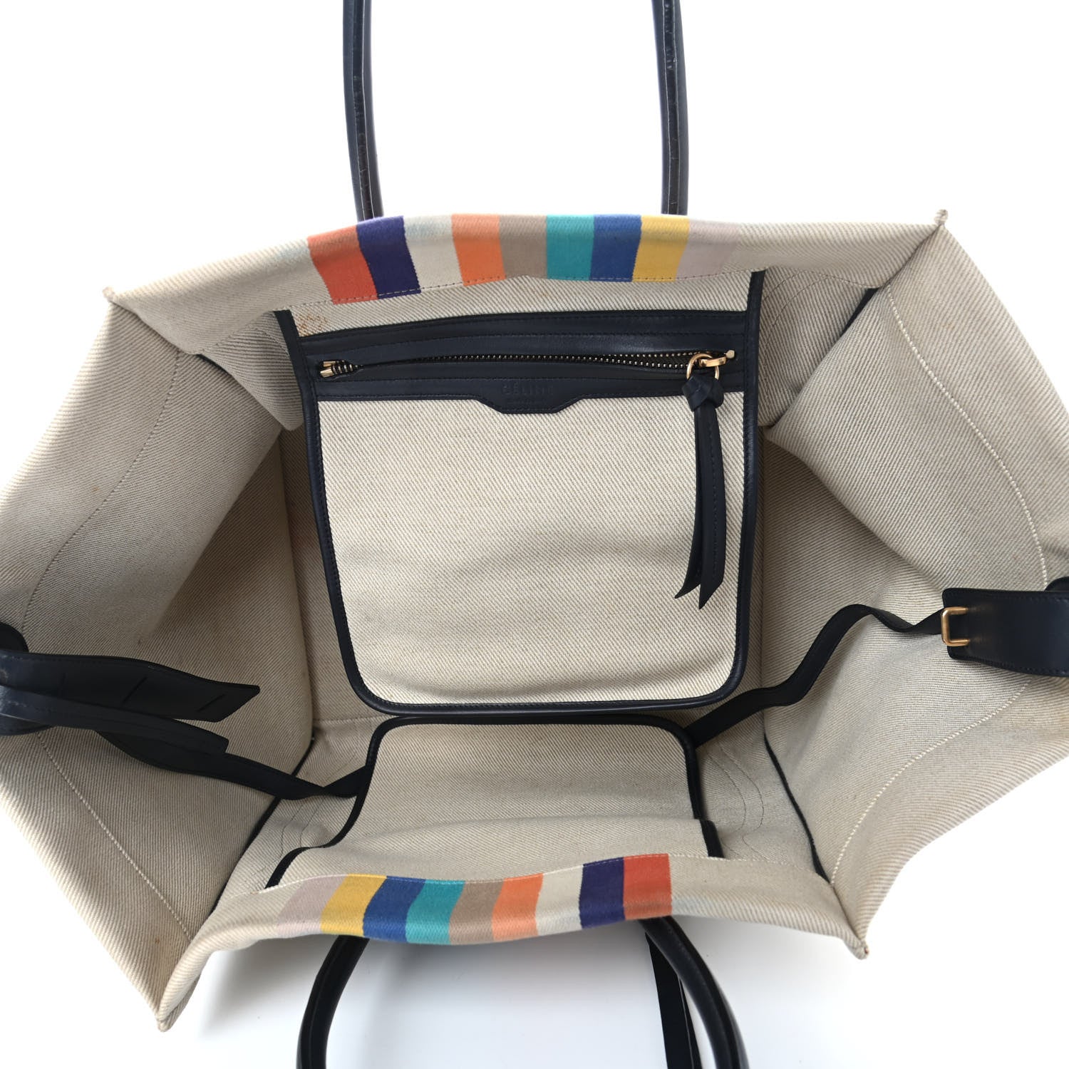 Celine Cotton Canvas Medium Phantom Luggage Multicolor 4 of 8