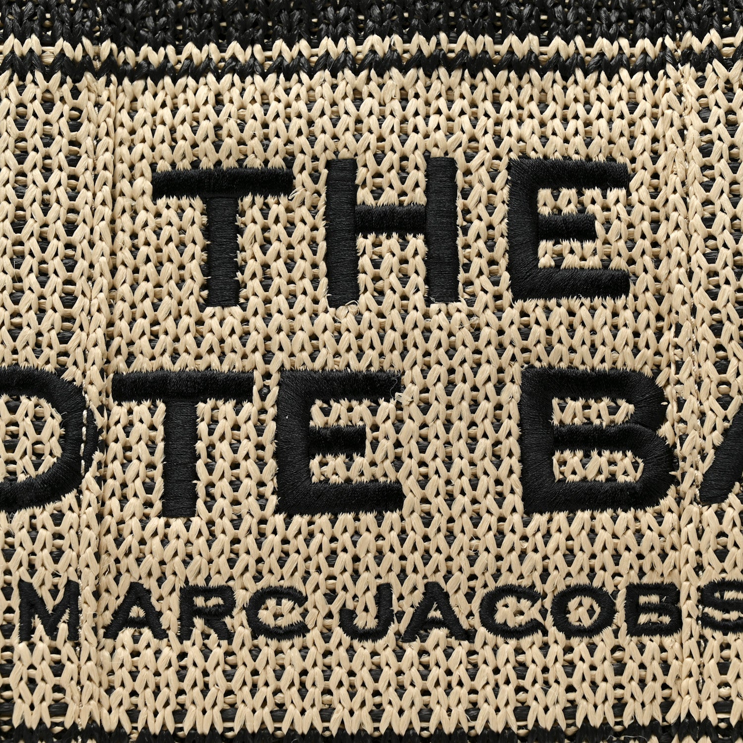 Marc Jacobs Straw Jacquard Medium The Traveler Tote Bag Natural 8 of 14
