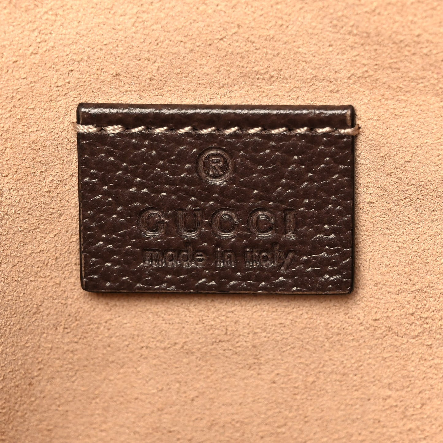 GG Supreme Monogram Large Ophidia Pouch Clutch Brown