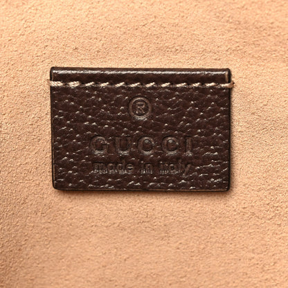 Gucci GG Supreme Monogram Large Ophidia Pouch Clutch Brown 6 of 10