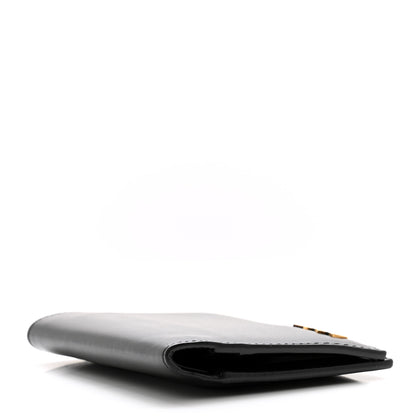 Saint Laurent Calfskin Techno Credit Card Wallet Black 4 of 9