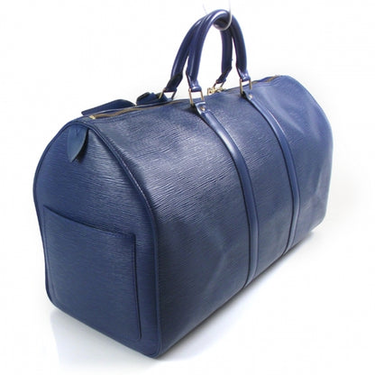 Louis Vuitton Epi Keepall 50 Blue 3 of 9