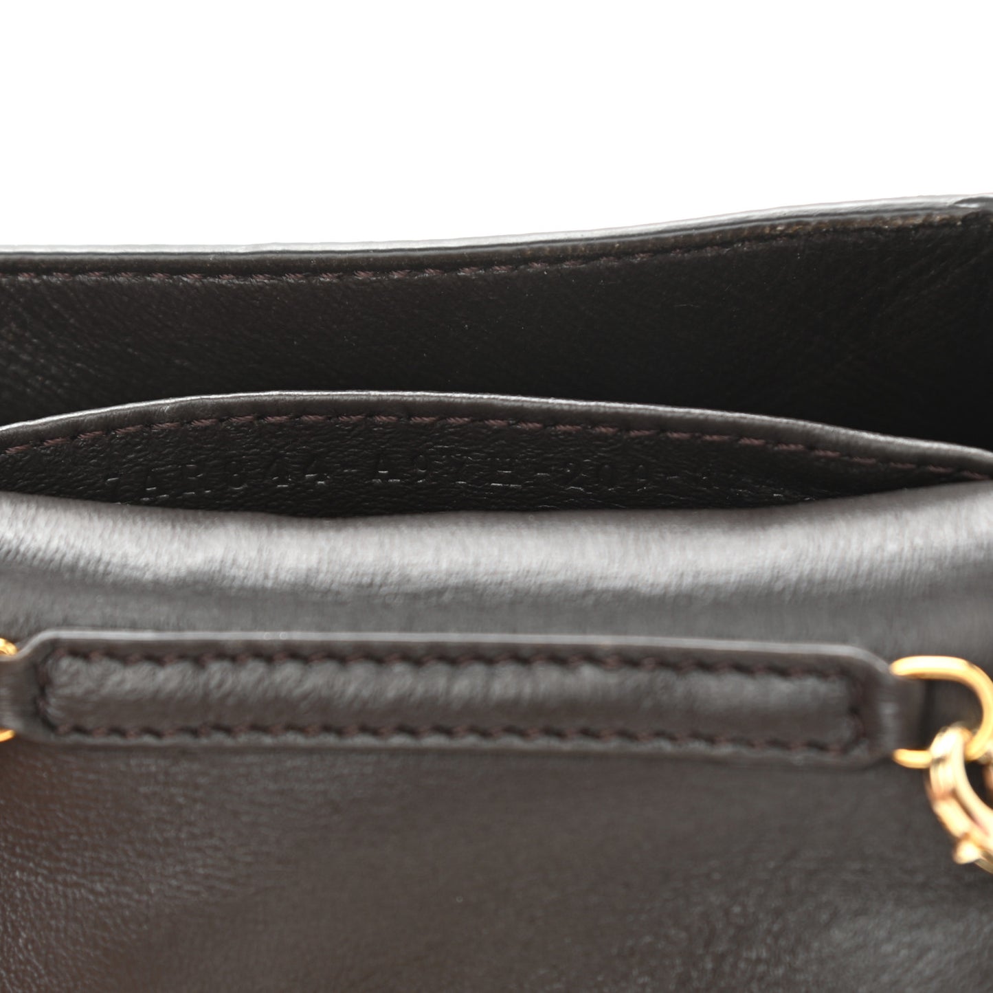Glazed Fabric FF 1974 Nano Baguette Charm Mogano Panna