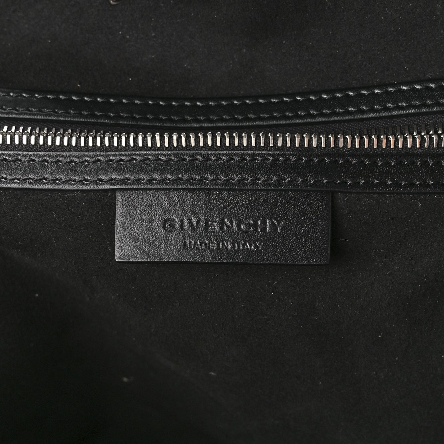 Canvas Medium Antigona Logo Tote Black