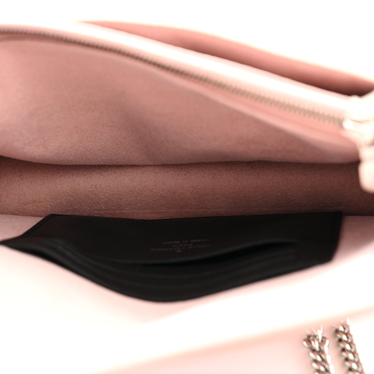 Louis Vuitton Calfskin Mylockme Chain Pochette Rose Ballet White 4 of 10
