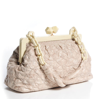 Louis Vuitton Lambskin Olympe Nimbus Cirrus Ecru 4 of 9