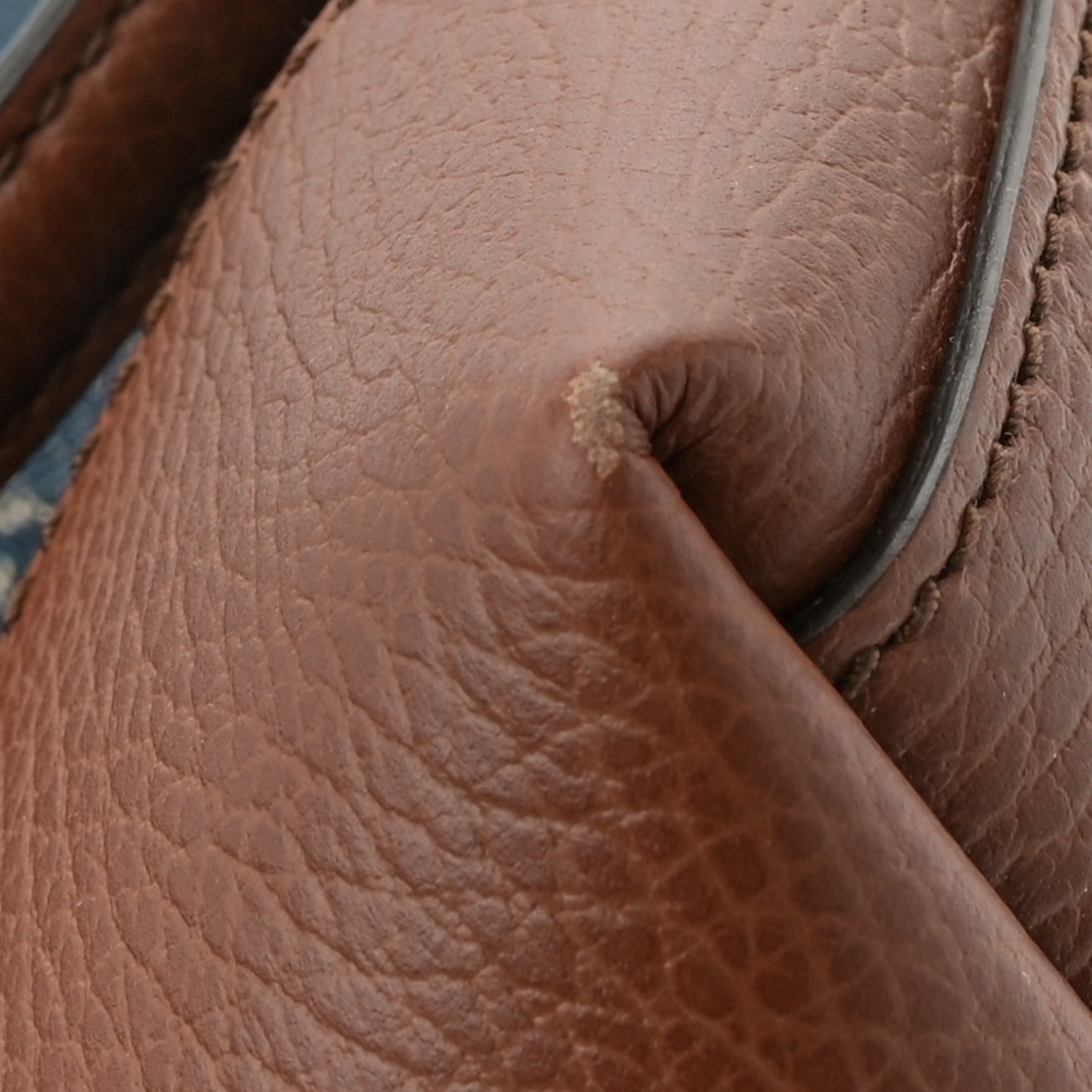 New Denim GG Monogram Medium Ophidia Shopping Tote Blue Tea Cuir