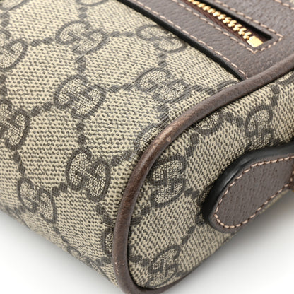 Gucci GG Supreme Monogram Web Mini Ophidia Shoulder Bag Brown 12 of 15